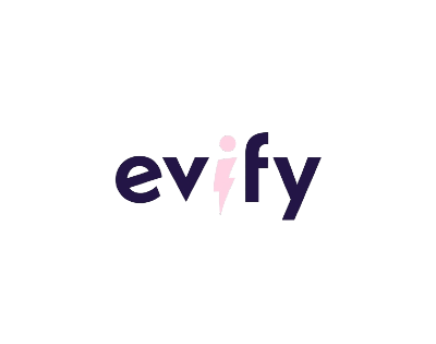 Evifly logo – udbyder af ladebokse til elbiler med smart og fleksibel opladning